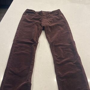 Ag women’s high rise the Farrah skinny size 26R brown crush brown good condition